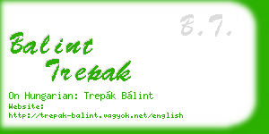 balint trepak business card